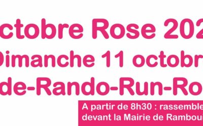 Octobre Rose – 11 octobre – Rambouillet